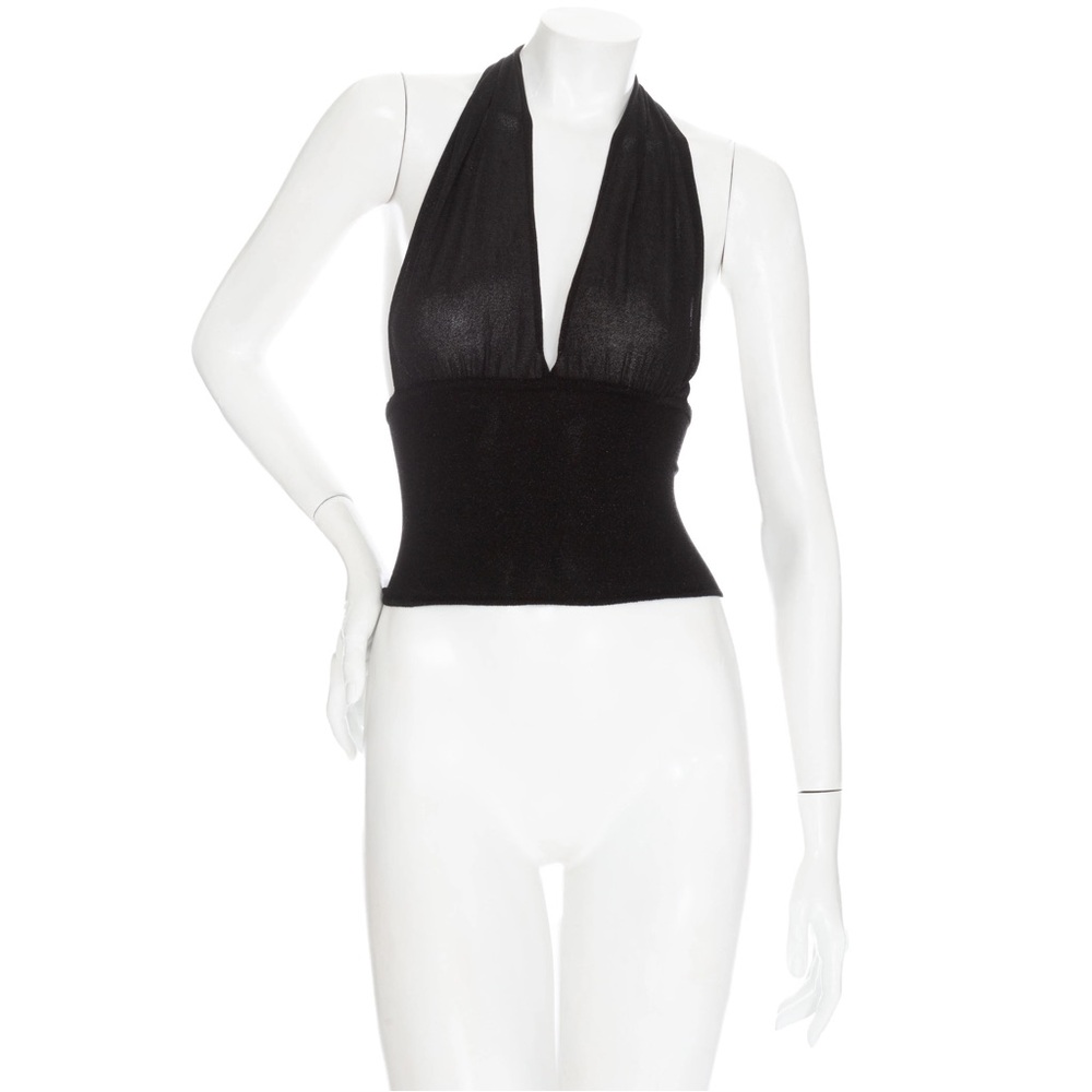 Gucci | Tops | Vintage Tom Ford For Gucci Metallic Halter Top 20